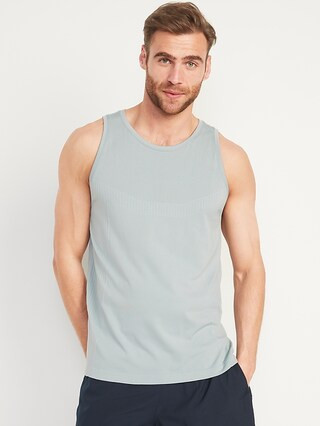 Go-Dry Cool Seamless Performance Tank Top for Men | Old Navy (US)