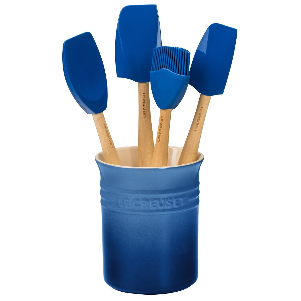 Le Creuset Silicone Utensils with Utensil Holder, Set of 5 | Williams-Sonoma