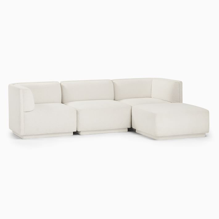 Arianna Modular 4-Piece Ottoman Sectional (108") | West Elm (US)