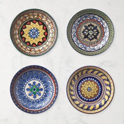 Sicily Ceramic Mixed Dipping Bowls, Set of 4, Large | Williams-Sonoma