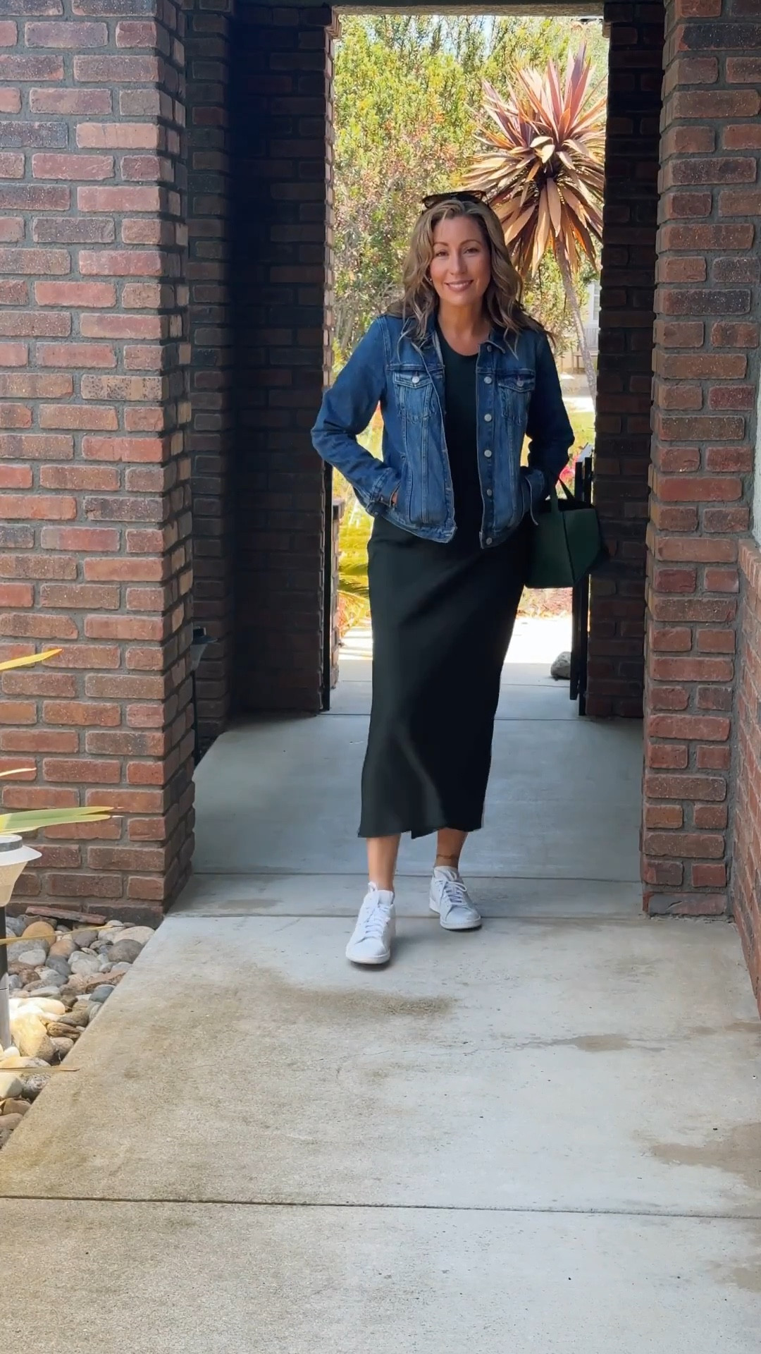 Yes to washable silk 🙌 This elevated midi dress from Quince is made with premium mulberry silk (with a touch of stretch) that drapes beautifully—and it’s bra-friendly with a higher neckline and back button closure. I styled it with a denim jacket and sneakers for a casual day look, but it easily dresses up too.

Comfortable, flattering, breathable and skin-nourishing? A closet hero.

#ootd #fashionover40 #fashionover50 #capsulewardrobe #classicwardrobeessentials #stylishandgrateful #stylish&grateful #modestoutfits #classycasual #casualoutfits
washablesilk, quincestyle, midioutfit, summerdress, denimlayering, minimalstyle, easychic, everydaystyle, thermoregulatingfabric, biascutdress

#LTKSummerEdit #LTKSeasonal #LTKTravel