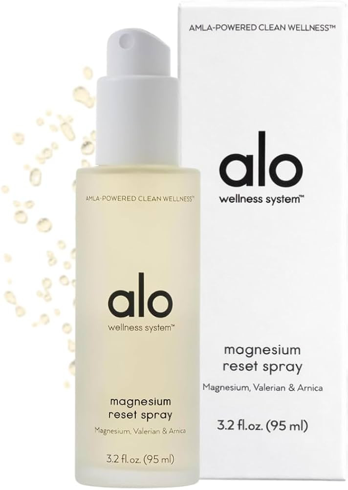ALO Magnesium Oil Spray | Sleep & Relaxation + Muscle Recovery | Fast-Absorbing Magnesium with Va... | Amazon (US)