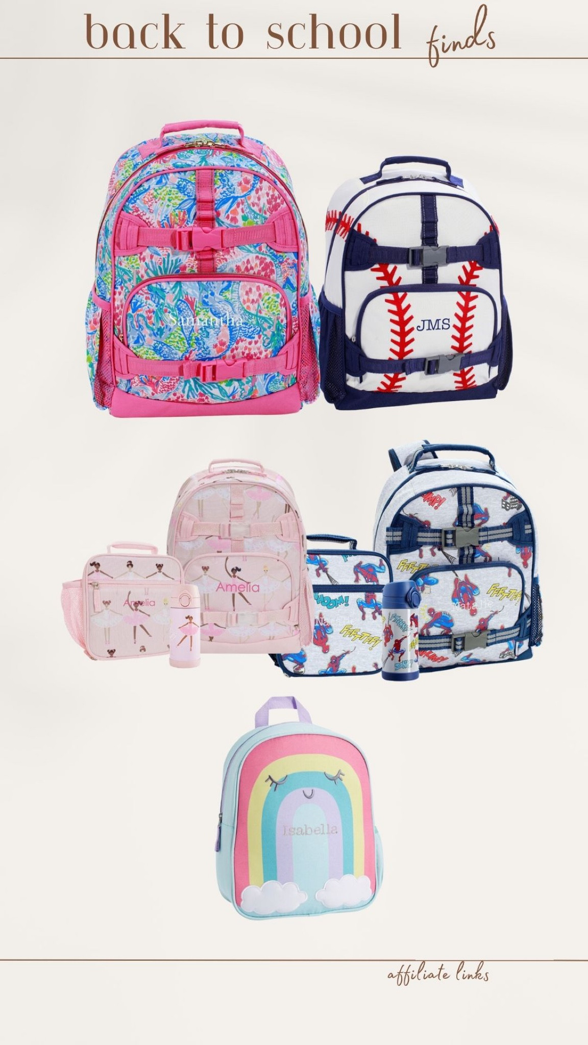 PB Kids backpacks/sets 40% off right now!

UndeniablyElyse.com

Back to school, kids lunchboxes, kids water bottles, monogram back to school, pottery barn kids, lunchbox sets, mini backpacks

#LTKsalealert #LTKBacktoSchool #LTKunder50