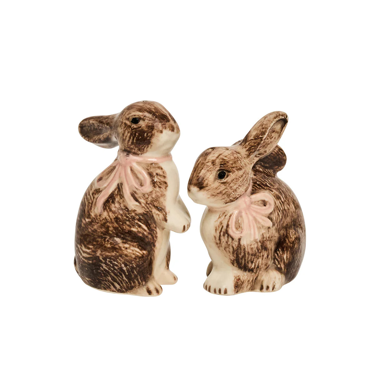 Clever Creatures Bunny Salt and Pepper in Napoleon & Josephine in Multi, Set of 2 | Over The Moon