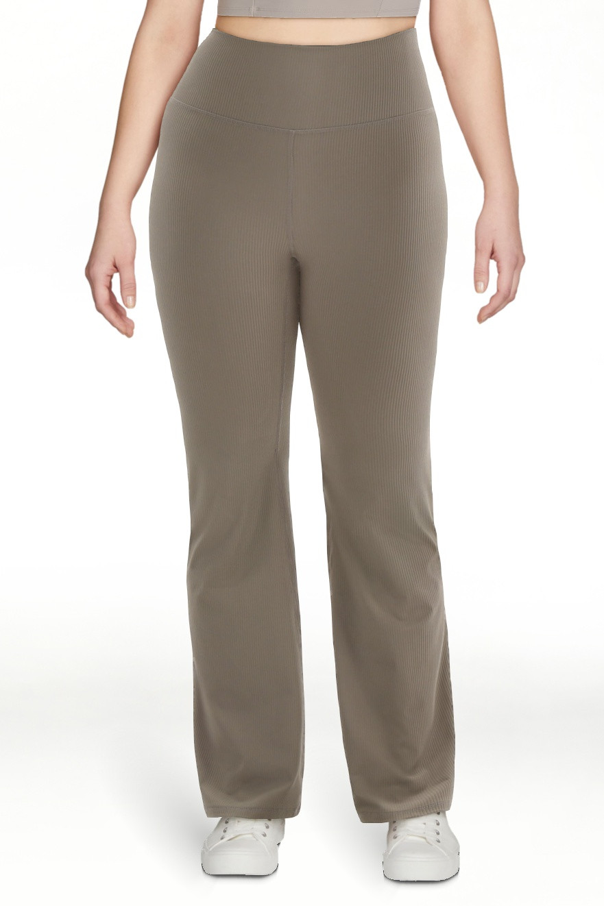 Avia Women's Ribbed SoftSculpt Flare Active Leggings with UPF 50, Sizes XS-XXXL | Walmart (US)