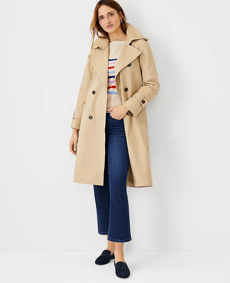 Twill Trench Coat | Ann Taylor | Ann Taylor (US)