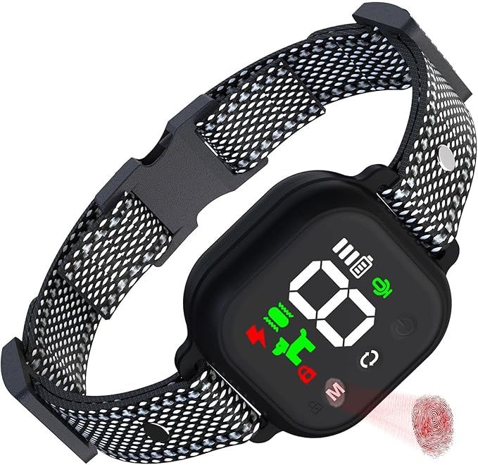 Dog Bark Collar with 3 Modes Sound/Vibration/Shock,IP67 Waterproof Rechargeable Automatic Anti Ba... | Amazon (US)