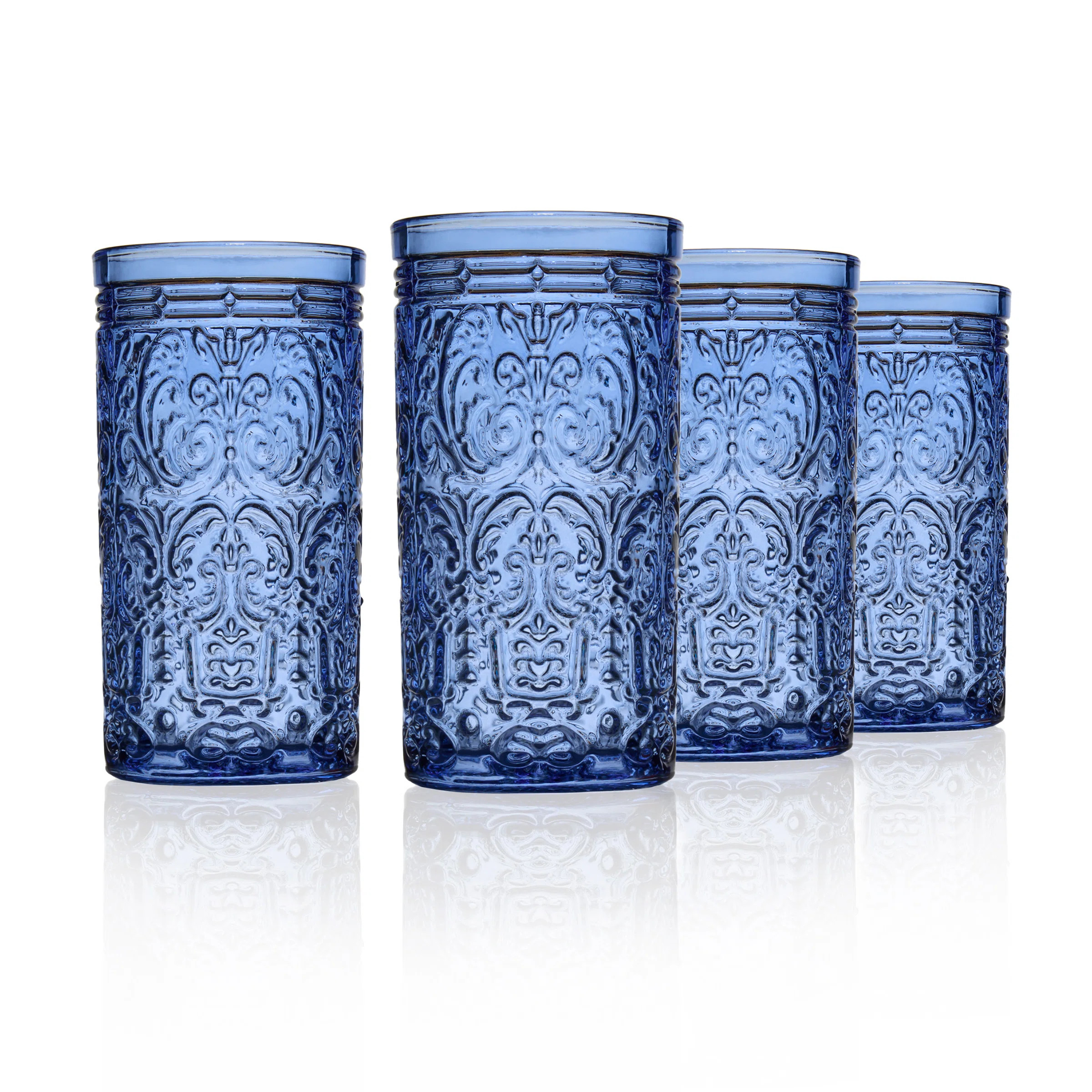 Godinger Silver Art Co Jax Glass Highball 14 oz & Reviews | Wayfair | Wayfair North America