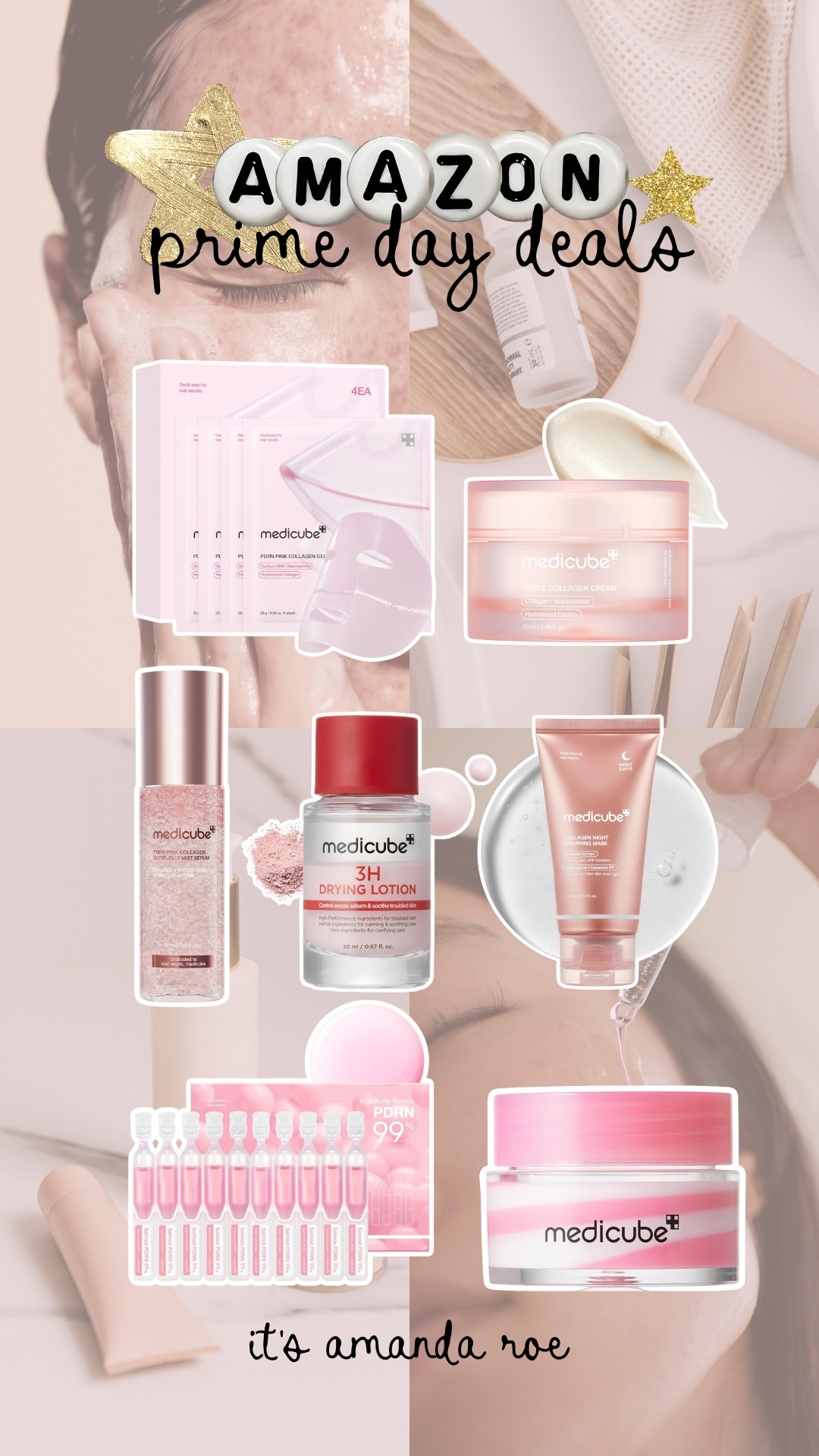 Medicube is one of my all time favorites when it comes to skin care. Basically EVERYTHING is on sale for prime day! 

serum, moisturizer, face wash 

 #LTKselfcare #LTKSaleAlert #LTKBeauty