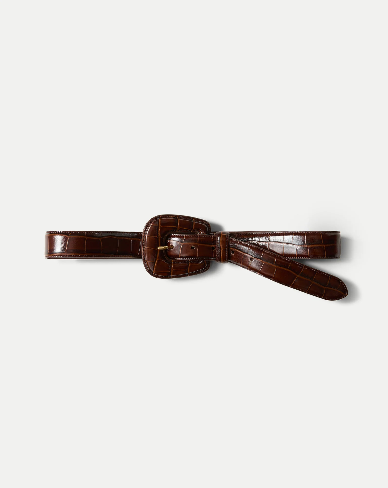 Elsy Leather-Buckle Belt | Veronica Beard