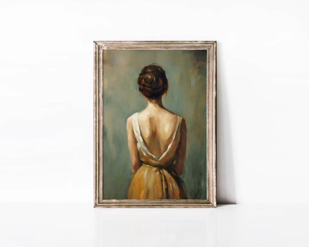 Her Art Print Women Oil Painting Women Figure Art Print Women Portrait Abstract Female Portrait W... | Etsy (US)