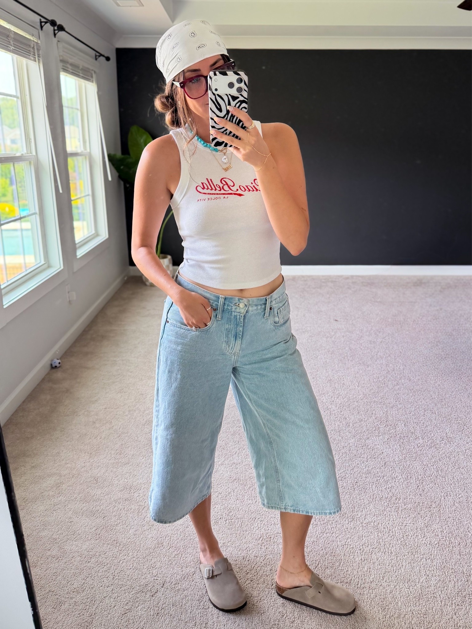 5’9” wearing size small tank top and size culottes 7 shoe

#LTKootd #LTKTall