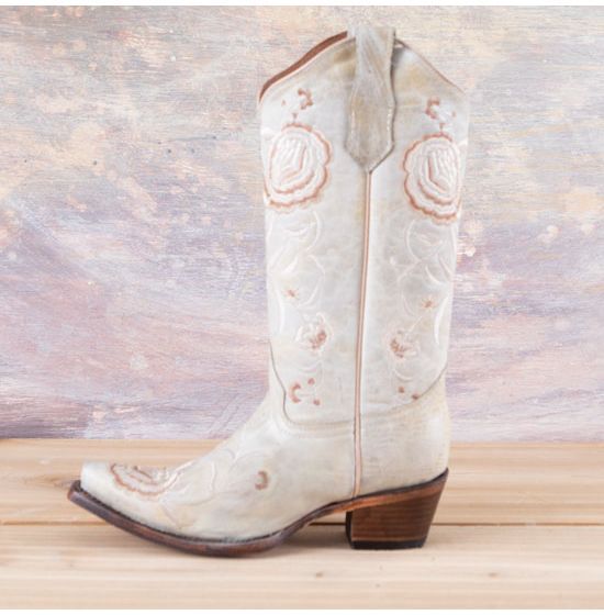Circle G Aqua Floral Embroidered Boots | Rod's Western Palace/ Country Grace