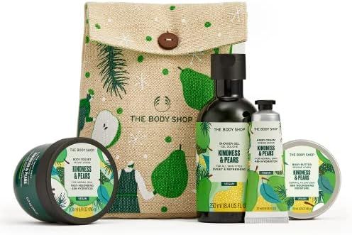 The Body Shop Kindness & Pears Essentials Gift Set – Festive Skincare Treats – Vegan – 4 Items | Amazon (US)