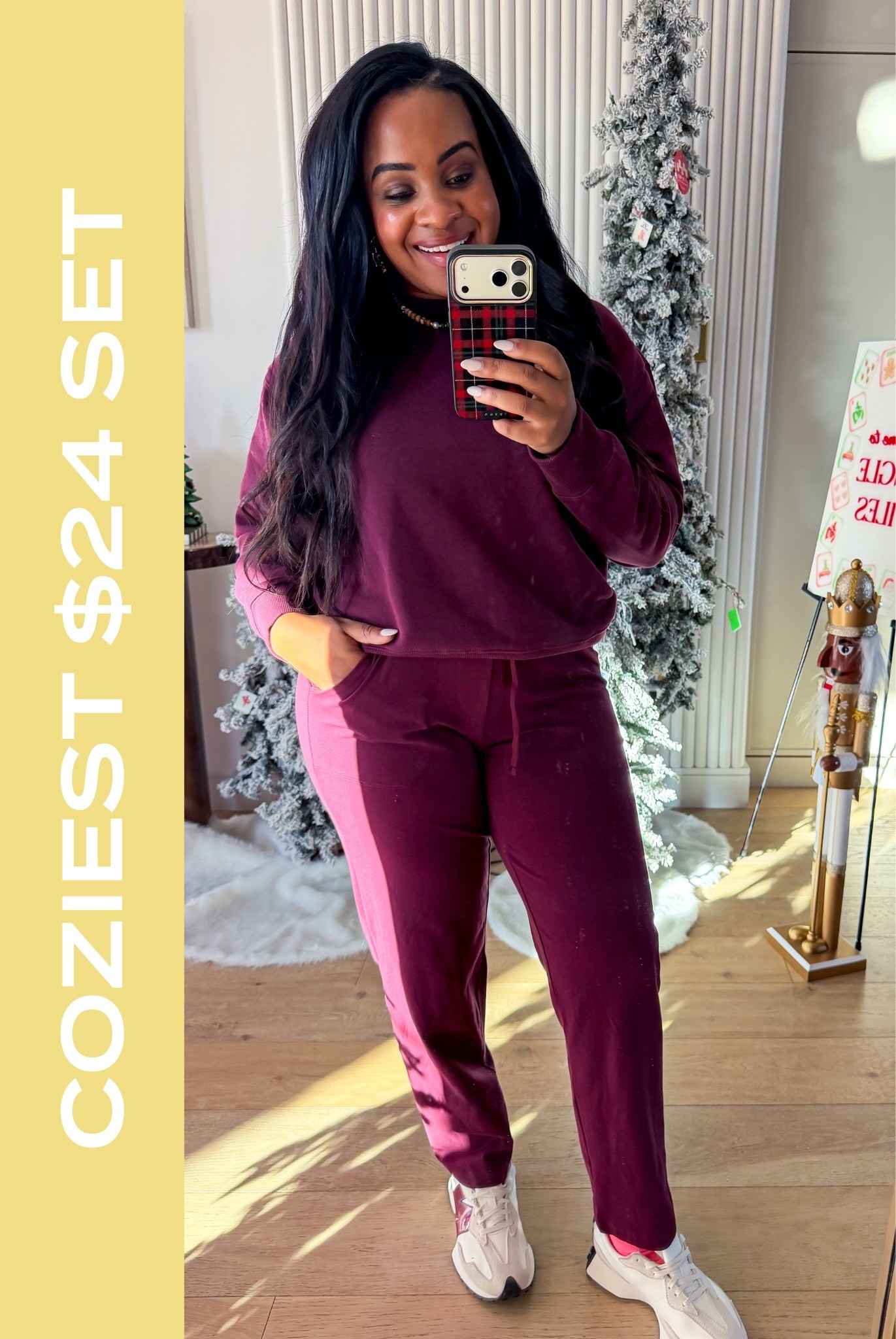 The coziest $24 set! This color is stunning 👏🏾

#LTKFindsUnder50 #LTKootd #LTKMidsize