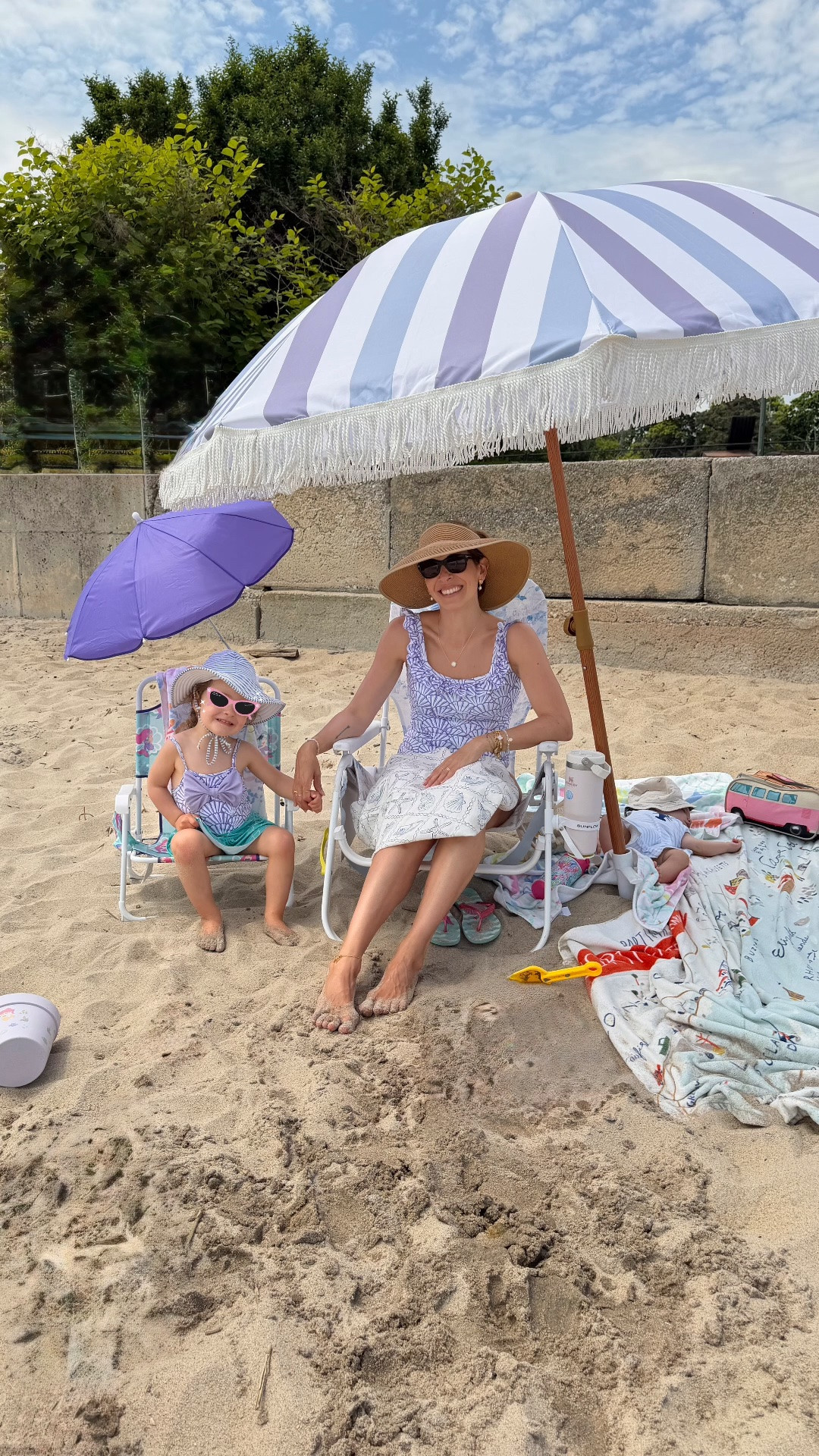 Impromptu trip to the local beach to collect seashells with my toddler while baby napped in the shade is what living on the shoreline is all about! Linked my seashell shaped zip pouch we collect shells in, and our matching bathing suits 🧜🏼‍♀️🌊🐚🫶🏼

#LTKdayinmylife #LTKmomlife #LTKSwim