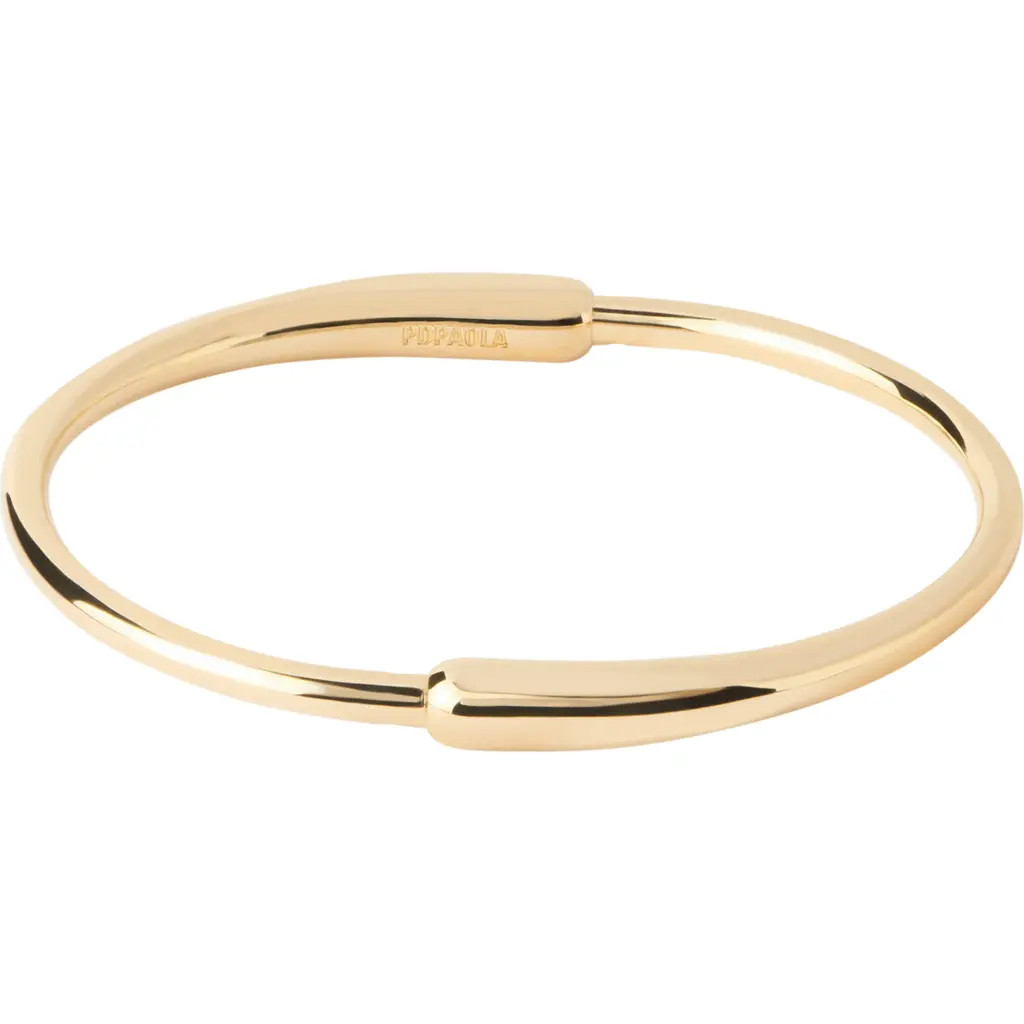 PDPAOLA Loop Bangle in Gold at Nordstrom, Size Medium | Nordstrom