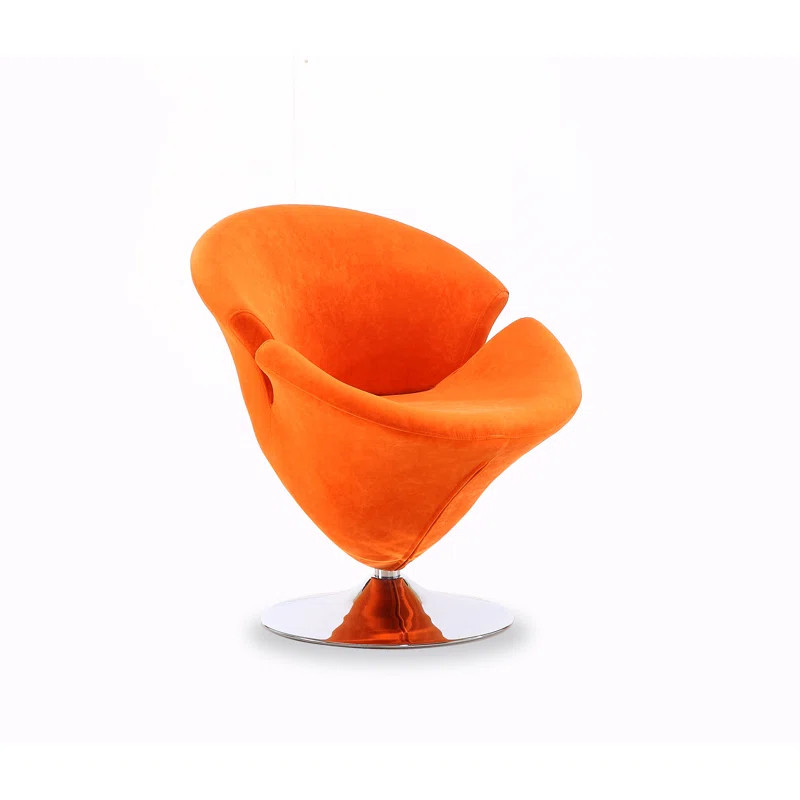 Herald Square Upholstered Swivel Barrel Chair | Wayfair North America