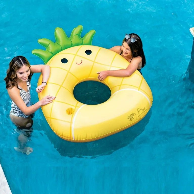 BigMouth x Squishmallows Inflatable Ring Pool Float With Built-In Cupholder (Wanda the Watermelon... | Walmart (US)