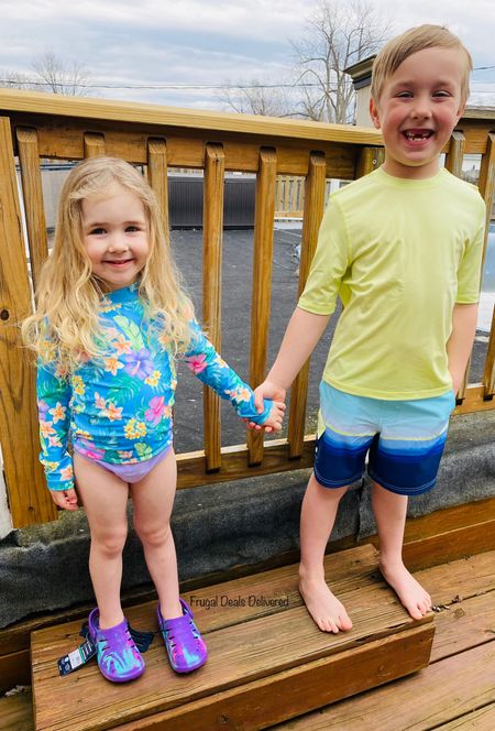 Can you believe I was able to grab my son & daughter their 2 piece suits and my daughters sandals included for only $20 per kiddo!?! 🤯🤯 #ad

There are so many cute one or 2 piece suit options for kids at @walmart, lot's of styles including the ones we grabbed! The affordability makes it easy to grab more than 1 to make it easy to rotate if you are big swimmers all summer, like we are! The colors are bright and vibrant my kids say they felt great in them & more importantly, they *stand out* when they are in the water. Aren't they adorable? 🥰

I'll l!nk their suits & both girls and boys waterproof sandals as well, only $10!

#walmartpartner @WalmartFashion #walmartfashion


Follow my shop @FrugalDealsDelivered on the @shop.LTK app to shop this post and get my exclusive app-only content!

#liketkit     
@shop.ltk
https://liketk.it/3TUxG


#liketkit #LTKSeasonal #LTKstyletip #LTKActive #LTKfamily #LTKGiftGuide #LTKsalealert #LTKparties #LTKbeauty #LTKfindsunder50 #LTKtravel #LTKplussize #LTKmidsize #LTKswim
@shop.ltk
https://liketk.it/4D4ae

#LTKswim #LTKfamily #LTKkids