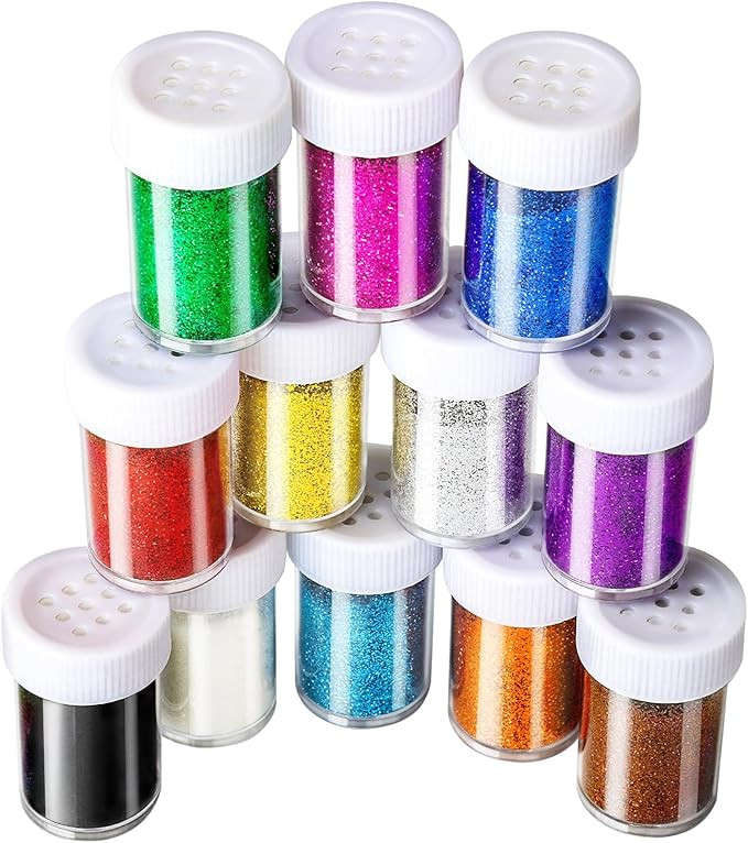 Teenitor Glitter, Fine Glitter, Glitter for Resin, Glitter Crafts and Arts, Scrapbooking, Paints,... | Amazon (US)