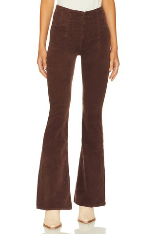 Free People Jayde Cord Flare Pant in French Roast from Revolve.com | Revolve Clothing (Global)