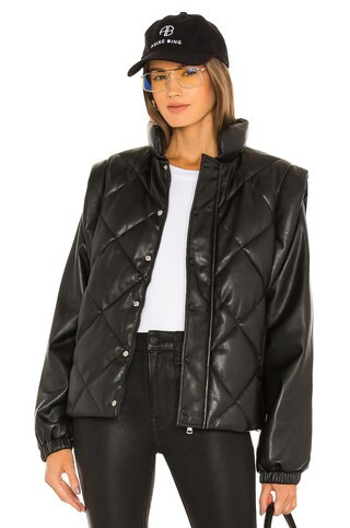 PISTOLA Callista Long Sleeve Puffer Jacket & Vest in Noir from Revolve.com | Revolve Clothing (Global)