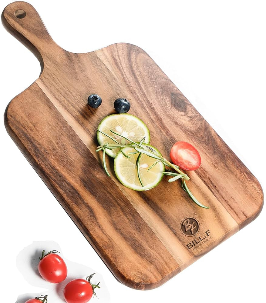 Acacia Wood Cutting Board - Wooden Kitchen Cutting Board for Meat, Cheese, Bread, Vegetables &Fru... | Amazon (CA)