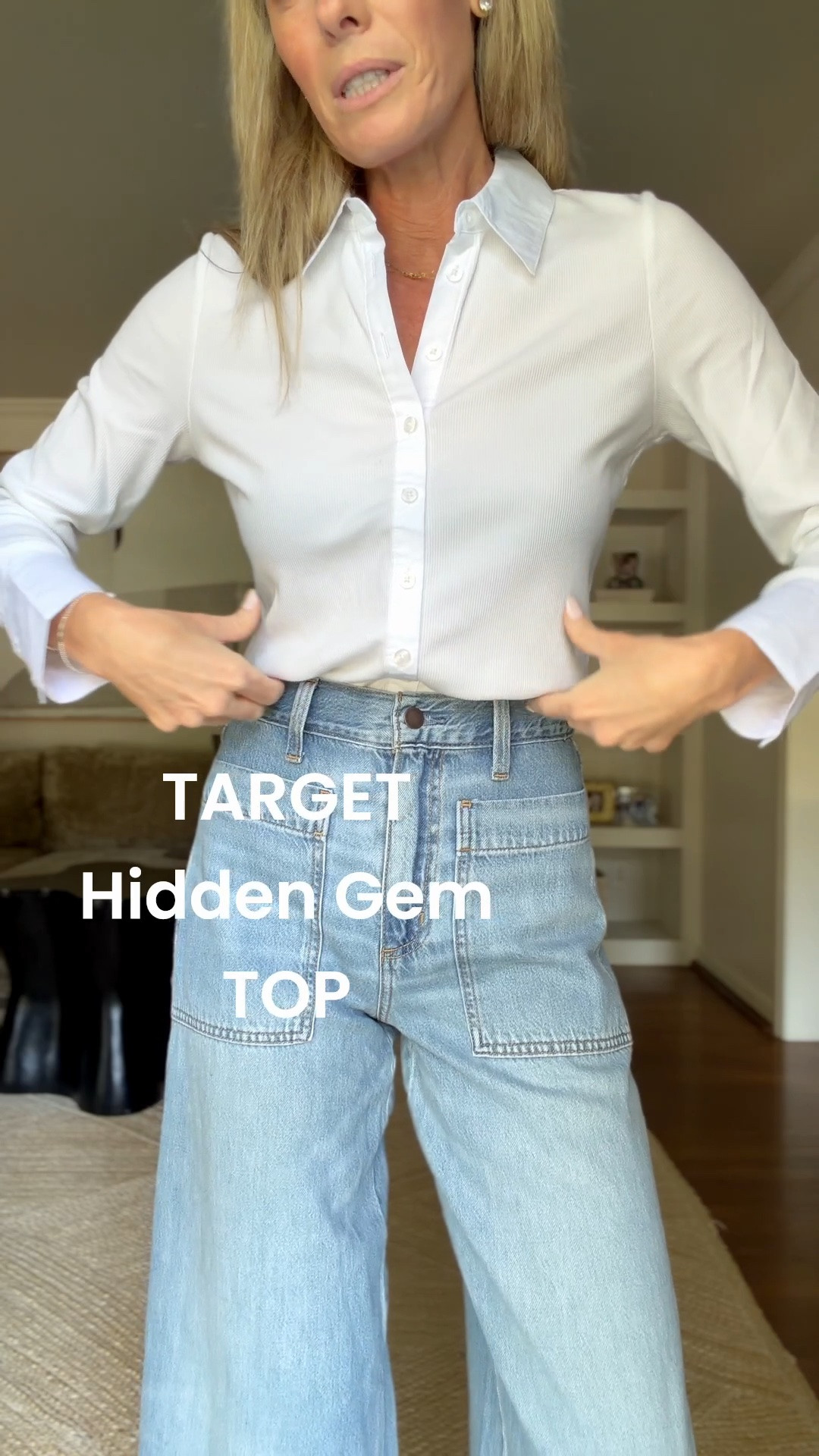 Ribbed cotton and poplin details!! Crazy good!
