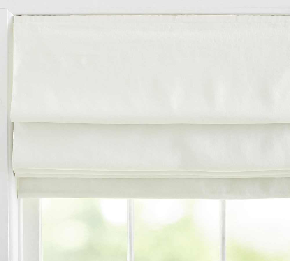 Belgian Flax Linen Blackout Shade | Pottery Barn (US)
