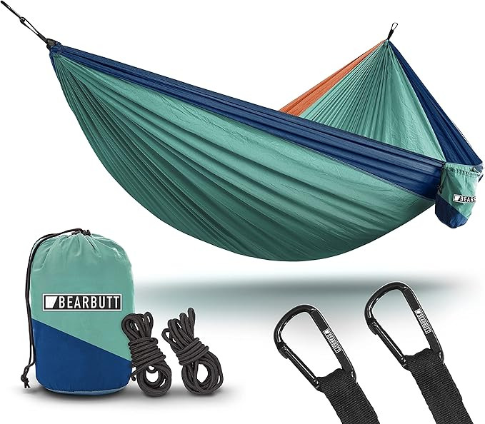 Bear Butt Camping Hammock - Hammock - Camping Gear - 2 Person Hammock - Backpacking Tree Hammock ... | Amazon (US)