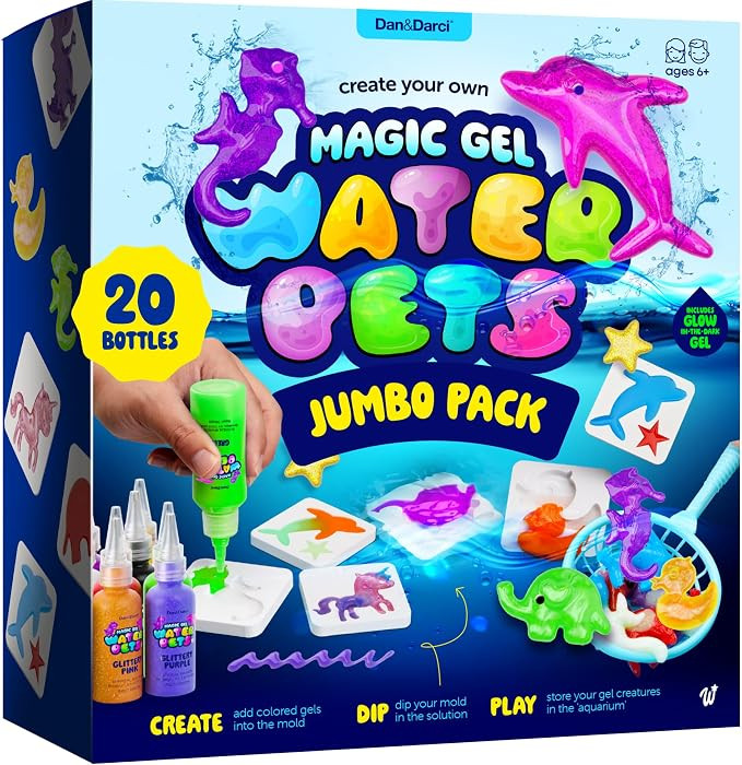 Dan&Darci Aqua Fairy Water Gel Kit for Kids - Gifts for Girls - Magic Elf Toy Kits - Waters Pets ... | Amazon (US)