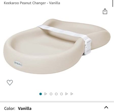 Keekaroo Peanut Changer for infants, babies, and toddlers! We use ours every day and will take it downstairs some days even. It keeps her from rolling too much when we change her and you can just wipe it clean-no extra laundry! It goes in and out of stock on amazon, so wait for it to be $139 or less! It’s constantly in and out of stock, so 100% worth it!

Baby, baby essentials, baby needs, newborn, newborn essentials, newborn needs, amazon, amazon find, changing table, changing pad, cleanable changing pad, baby recommendations, new mom, pregnancy 

#LTKbump #LTKbaby #LTKkids