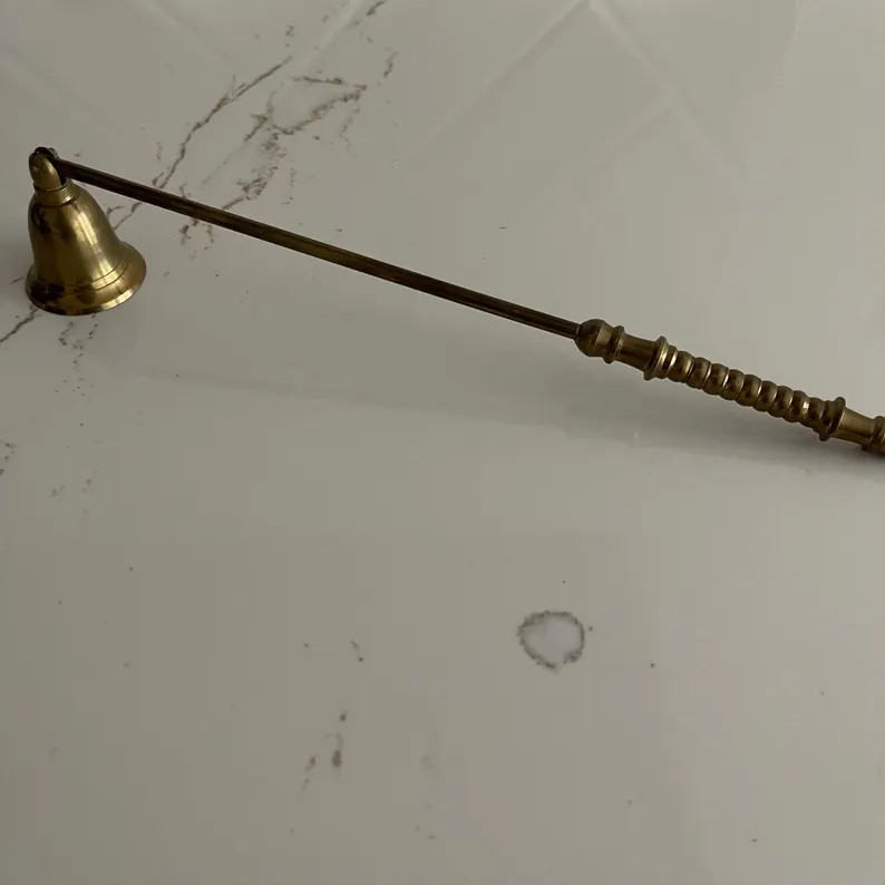 Antique Style Brass Candle Snuffer Vintage Fireplace Mantel Cottage Decor - Etsy | Etsy (Global)