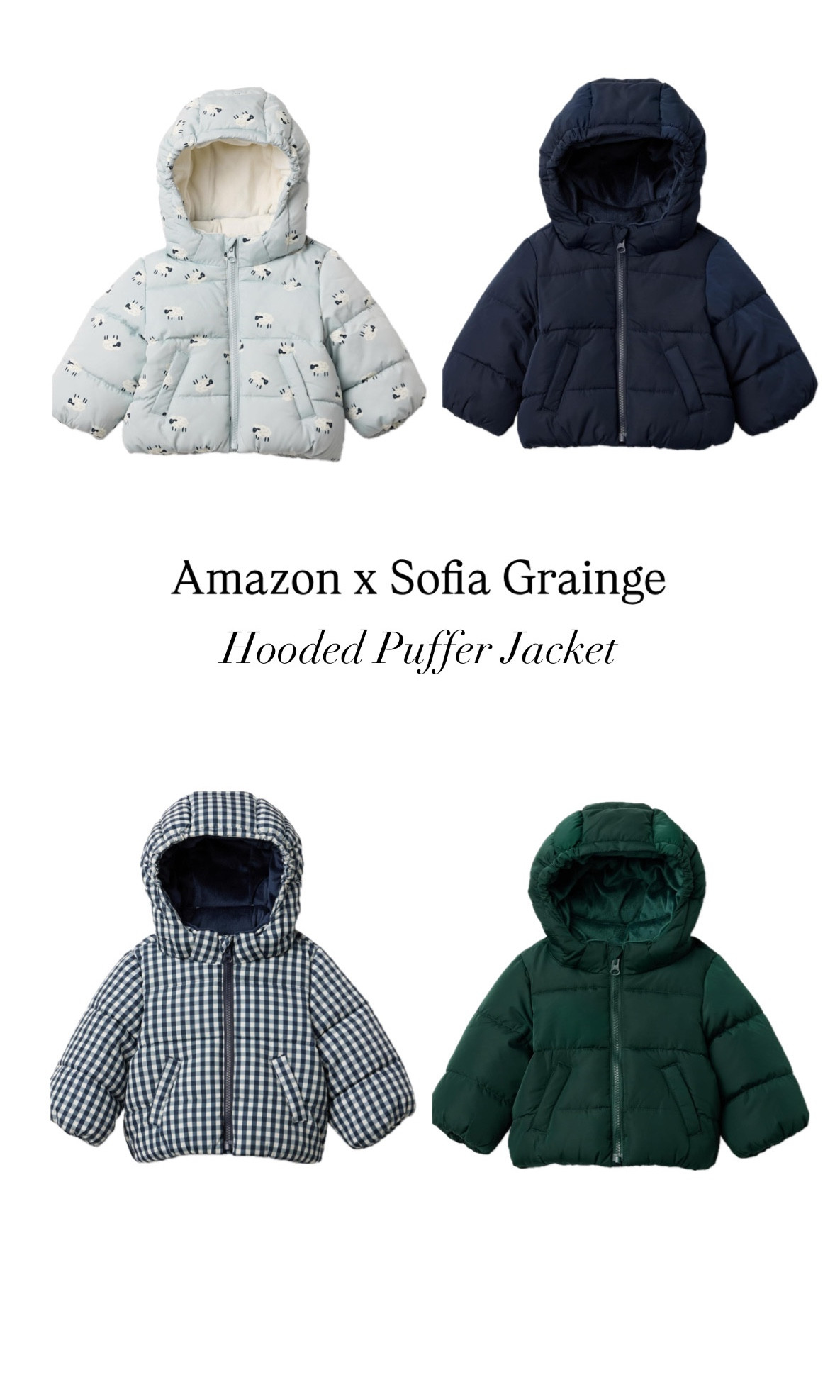 Amazon x Sofia Grainge Puffer Coat! The perfect toddler jacket. So warm and cozy plus a removable hood! 

#LTKBaby #LTKKids #LTKSeasonal