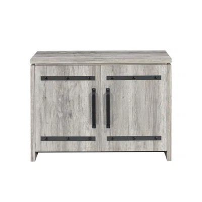 Grey Cabinet - Practical Solution For Home Storage Spacious 2-door Maximizes Living Area | Wayfair North America