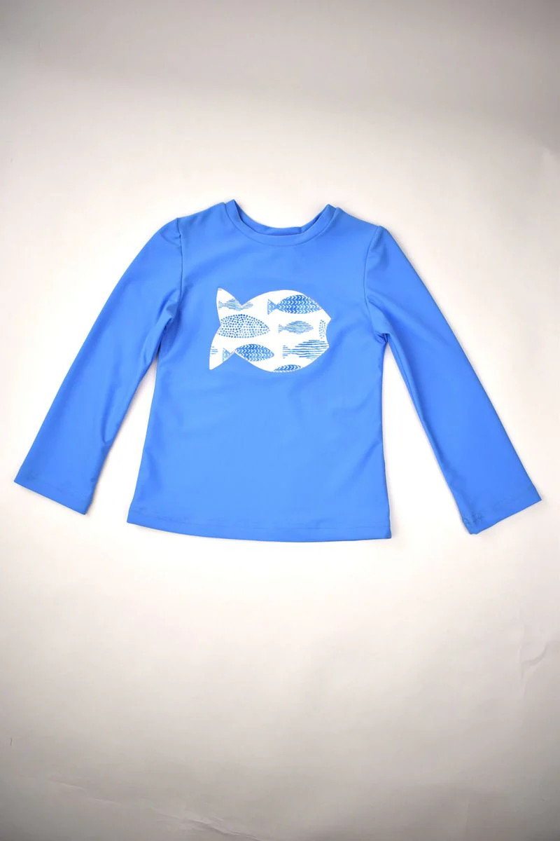 Boys Fish Print Swim Collection by Funtasia Too! | Persnickety