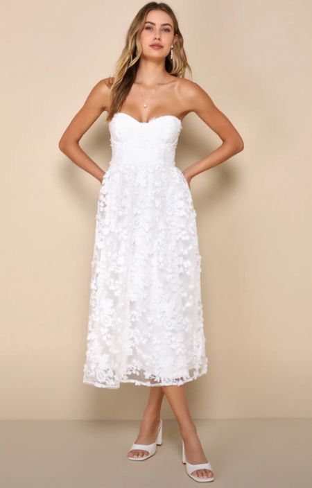 A cute white dress would be perfect for your wedding shower. Not sure what dress to wear for your wedding shower? Dress to impress at your next bridal shower with any of these dresses! Typically bridal showers have a less formal vibe than a wedding, so you can wear a casual-chic or dressy outfit. To help you find your perfect bridal shower outfit we curated some of the cutest outfits for you to choose from! #BridalShower #bridetobe #misstomrs #weddingshowertheme #instabride #futuremrs #weddingseason #whitedress #dressforweddings #bridaloutfit #summerweddings #LTKMostLoved 

#LTKparties #LTKstyletip #LTKwedding