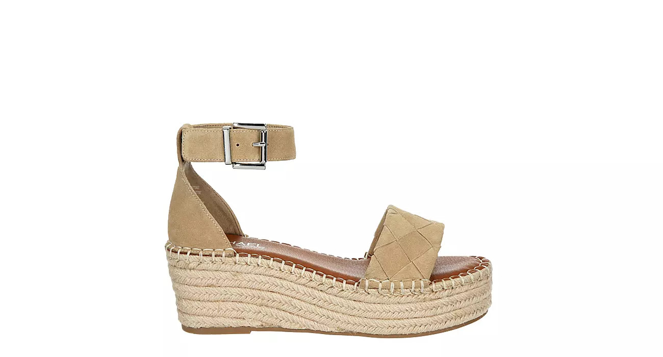 Michael By Michael Shannon Womens Bridgette Wedge Sandal - Tan | Rack Room Shoes