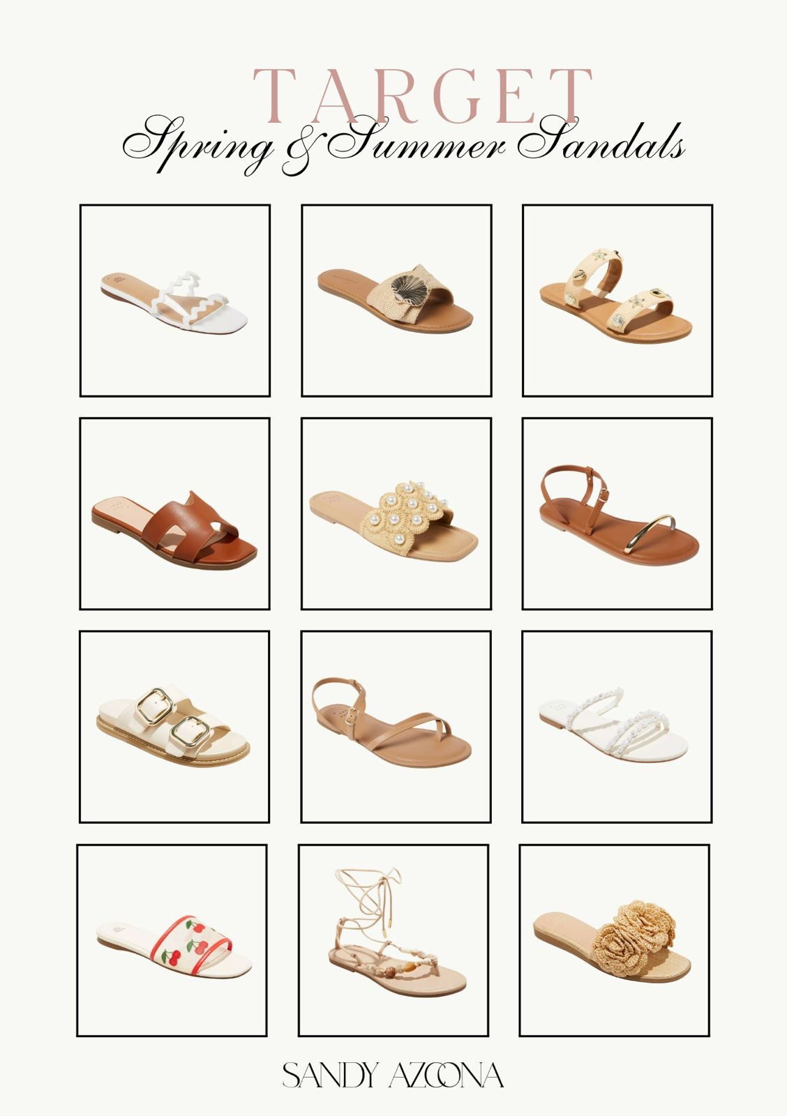 Target spring summer sandals #targetfinds #sandals 

#LTKStyleTip #LTKShoeCrush #LTKFindsUnder50