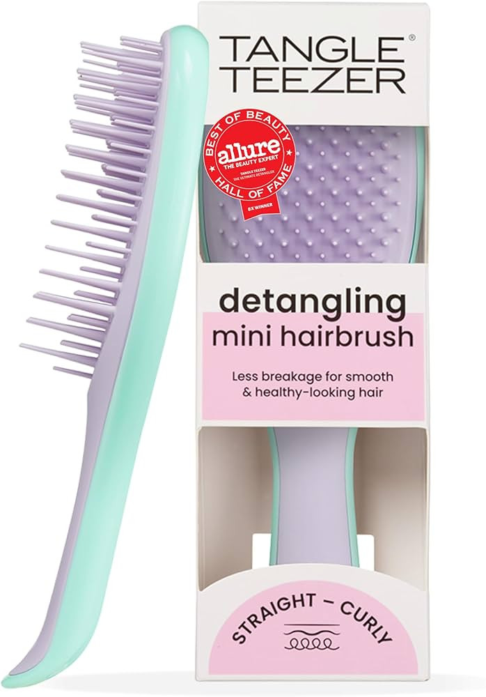 Tangle Teezer Ultimate Detangler Brush, Eliminates Knots & Reduces Breakage, Travel-Size Mini Hai... | Amazon (US)