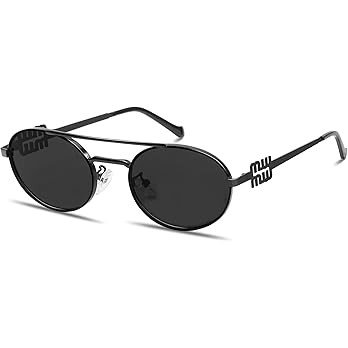 Rmerom Retro Oval 90s Metal Sunglasses for Women, 2026 Trendy Chic Narrow Gold Sun Glasses Fashio... | Amazon (US)