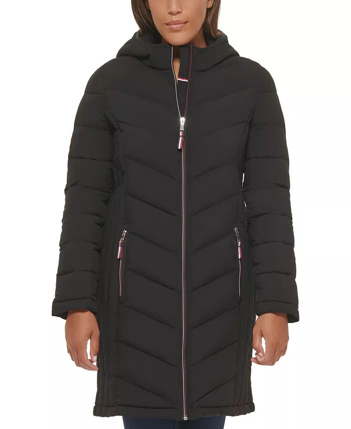 Tommy Hilfiger Women's Hooded Packable Puffer Coat & Reviews - Coats & Jackets - Women - Macy's | Macys (US)