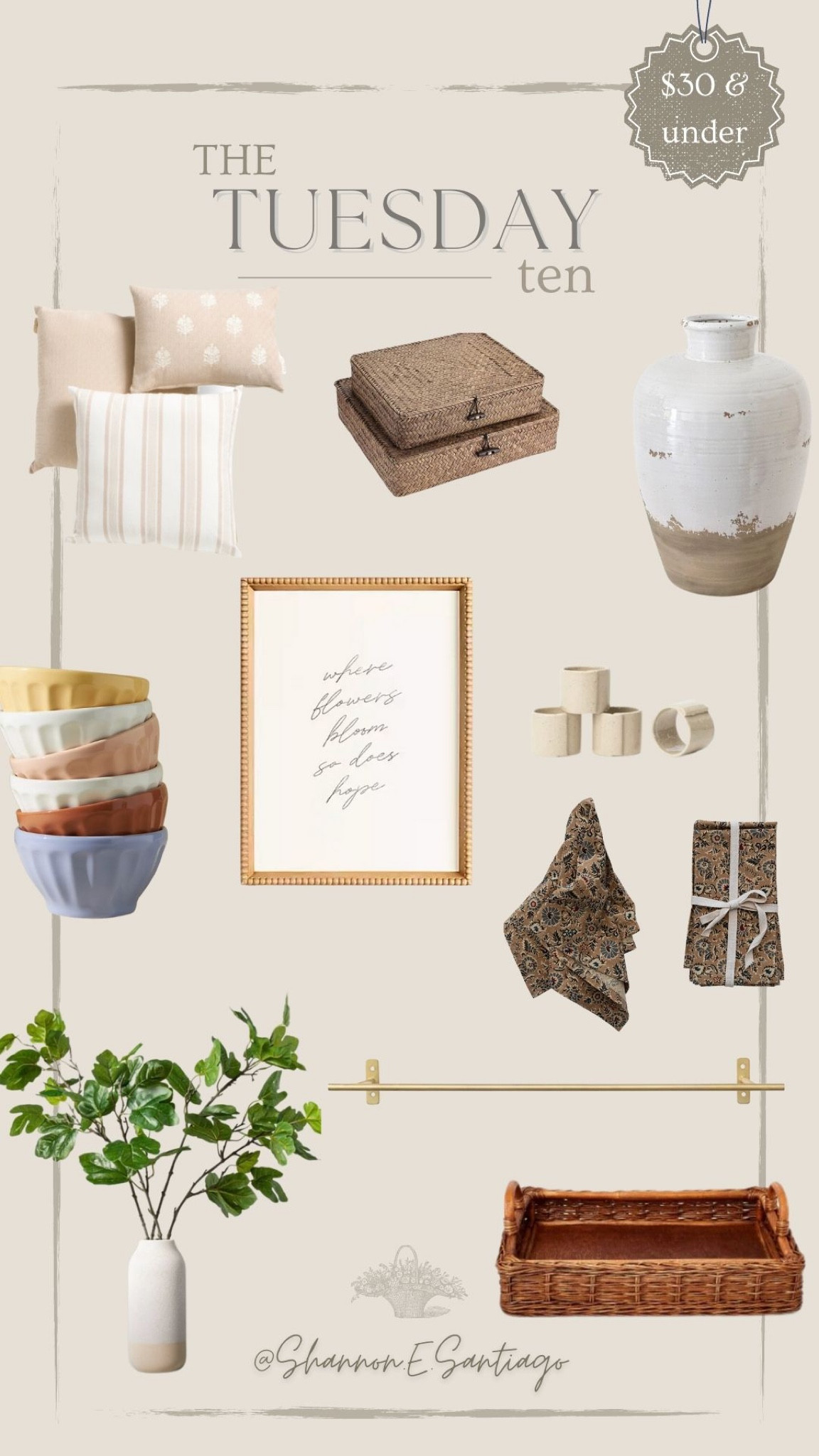 Tuesday budget deals; vintage farmhouse style, budget decor, T.J.Maxx finds, amazon finds, Target finds, under 30, cottage style, farmhouse style

#LTKhome #LTKsalealert #LTKunder50