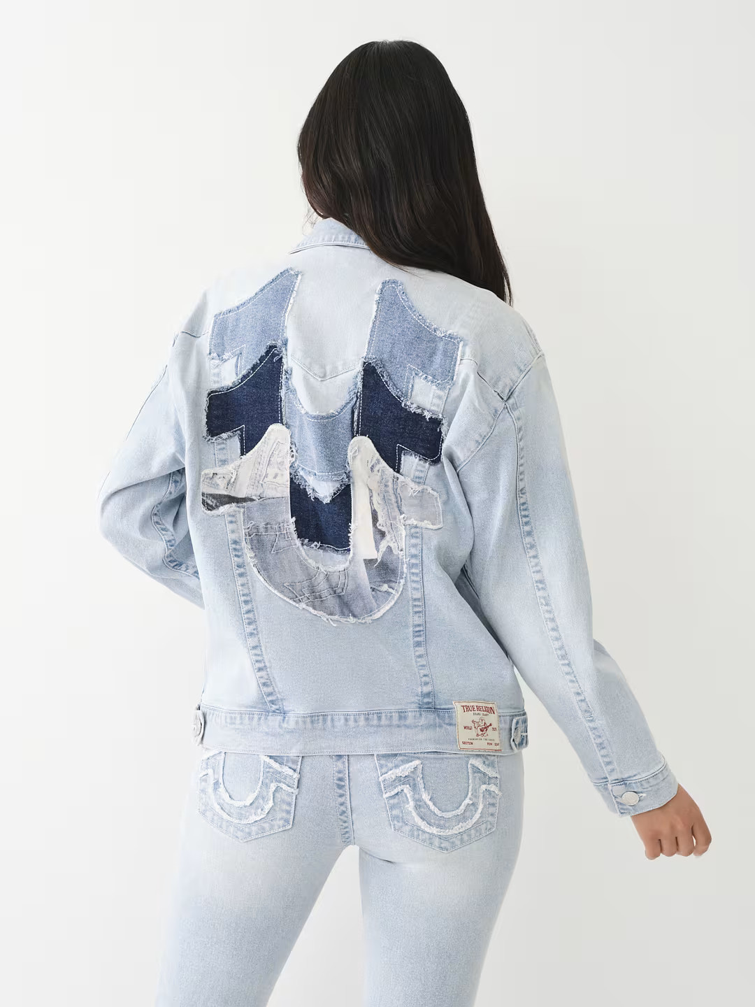 JIMMY STACKED LOGO DENIM JACKET | True Religion