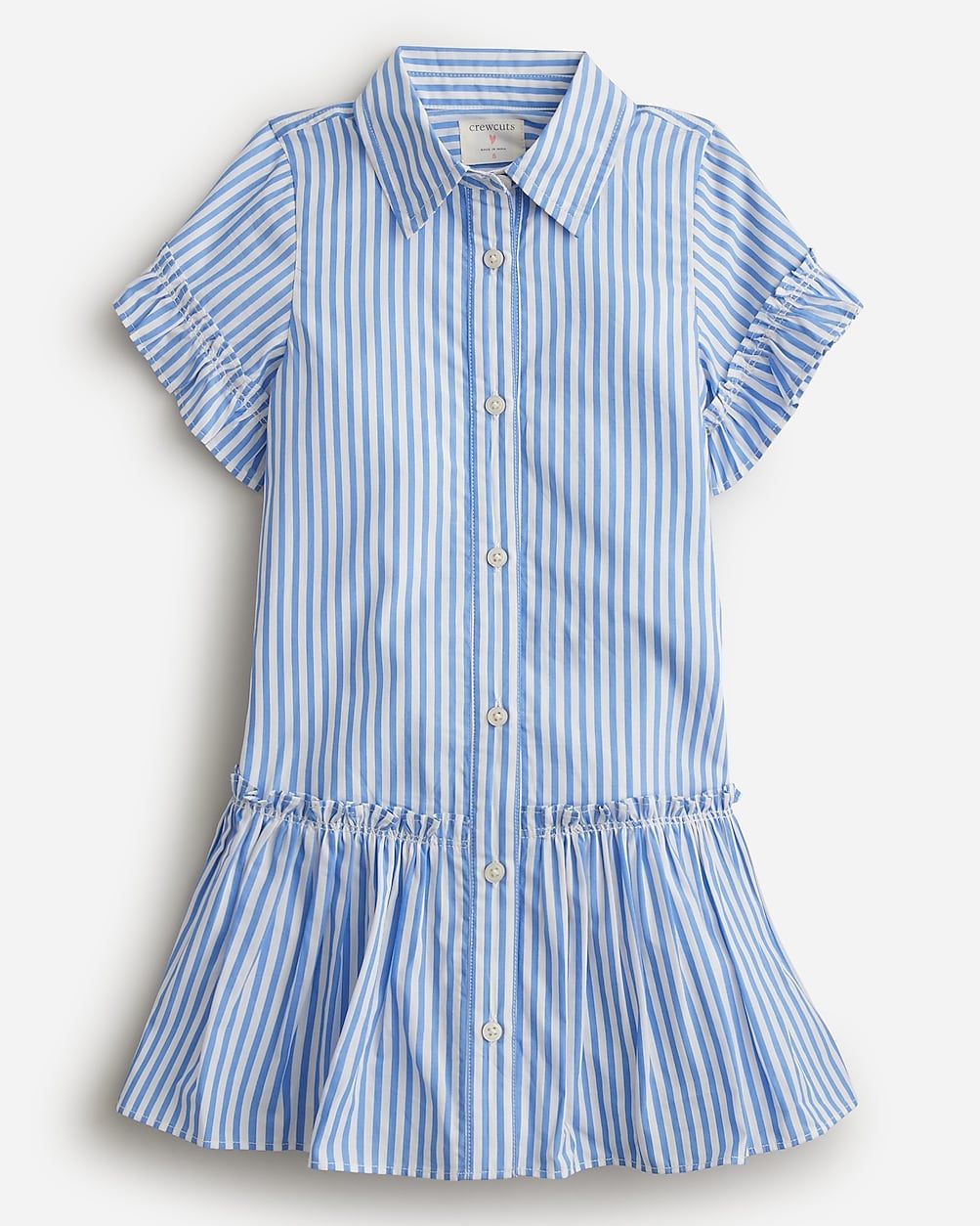 Girls' Amelia shirtdress in cotton poplin | J.Crew US