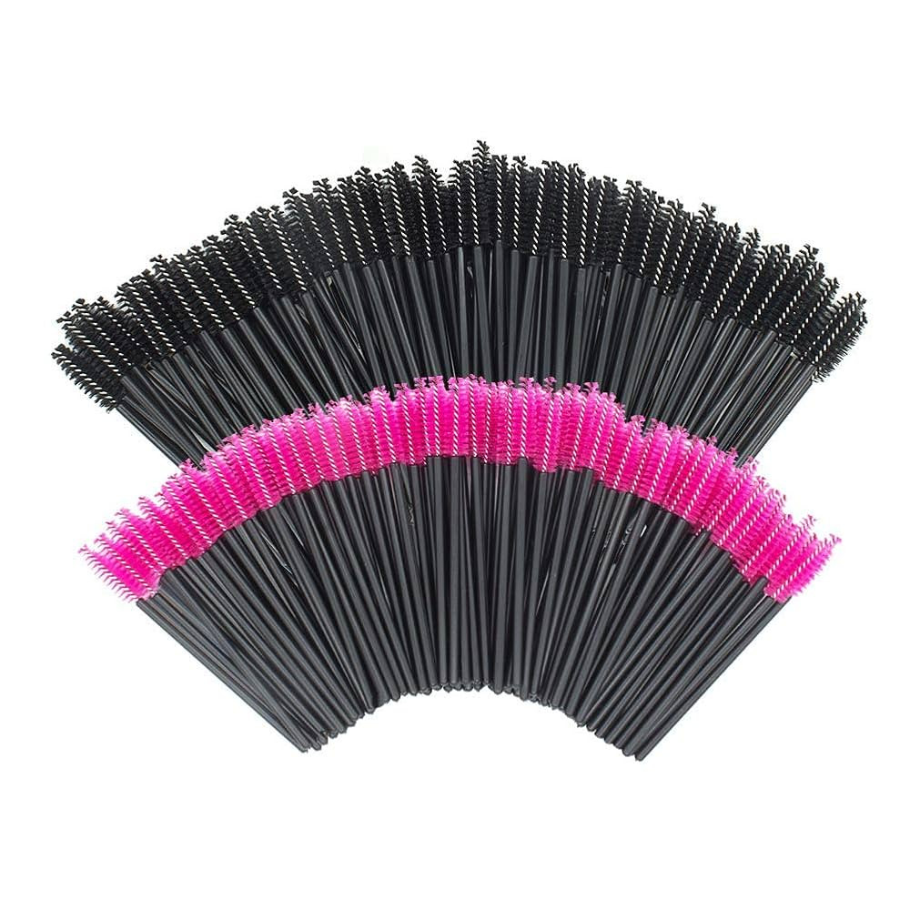 200 PCS Disposable Eyelash brush Mascara Wands Spoolies for Eye Lash Extension, Eyebrow and Makeu... | Amazon (US)