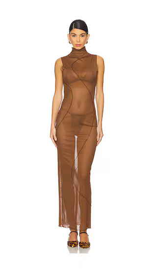 Lagoon Maxi Dress in Chocolate Brown | Revolve Clothing (Global)