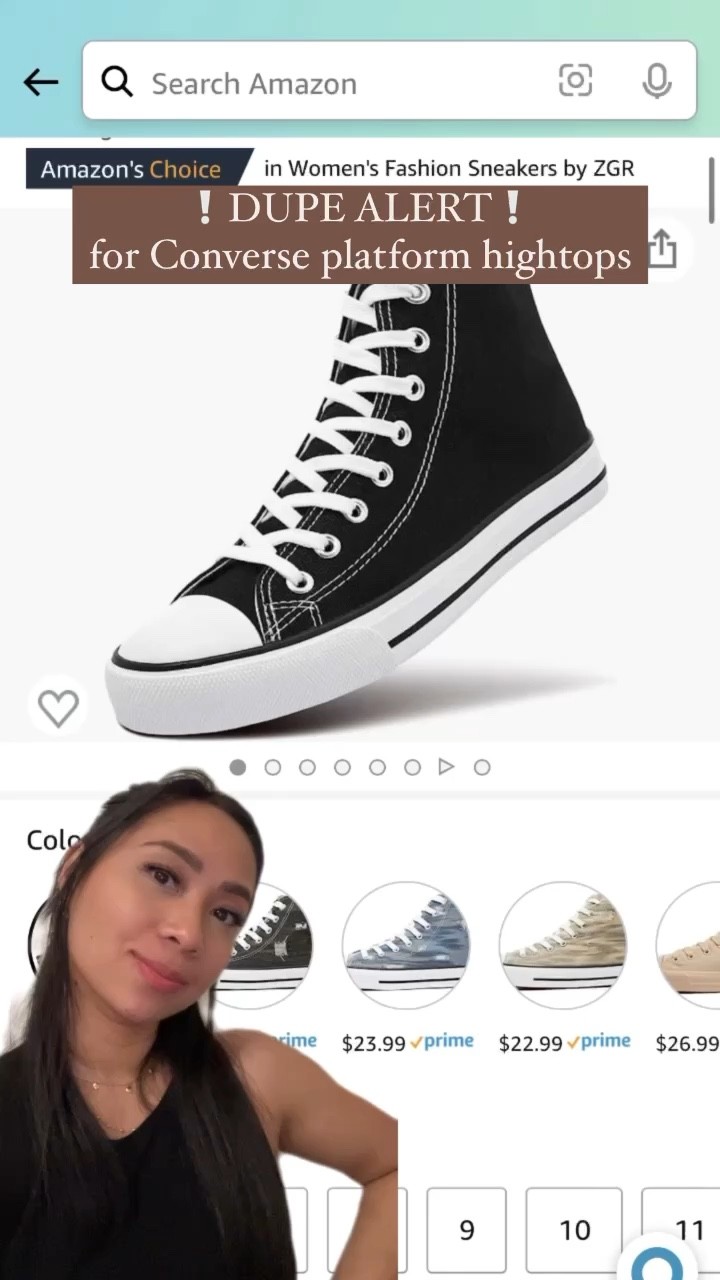 Hop on the converse hightop trend without breaking the bank! These fit TTS!

Amazon find, amazon style, budget style, petite style.



#LTKstyletip #LTKunder50 #LTKshoecrush