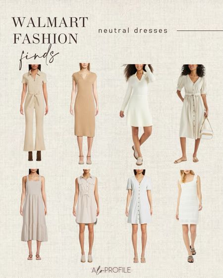 Walmart Fashion: Neutral Dresses // Walmart finds, Walmart dresses, spring style, spring fashion, spring dresses, vacation dresses, neutral spring outfits